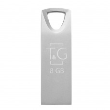 Накопитель USB 8GB T&G металлическая серия 117 серебро 