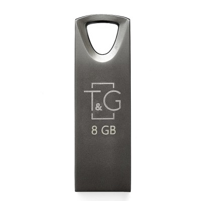 Купити Накопичувач USB 8GB T&G металева серія 117 чорний