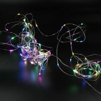 Xmas гирлянда 100 Led (Copper) медная проволока (Капля) Мультицветная 10M от 220V (ТОЛЬКО ЯЩИКАМИ!)