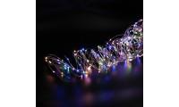 Xmas гирлянда 200 Led медная проволока (Капля росы) 20M Мультицветная от 220V режимы