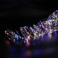 Xmas гирлянда 200 Led медная проволока (Капля росы) 20M Мультицветная от 220V режимы