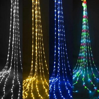 Купить Xmas гирлянда LED (Водопад 3M*2M) 400-M-2 Мультицветная