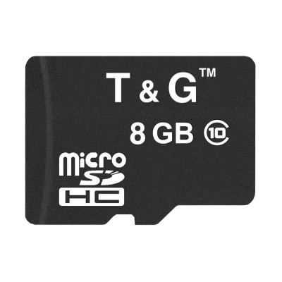 Купить Карта памяти microSDHC  8GB class 10 T&G (без адаптера)