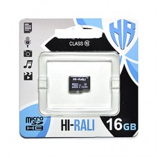 Карта пам'яті microSDHC 16GB class 4 Hi-Rali (без адаптера)