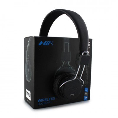 Купити Навушники NIA X1 з bluetooth, підтримкою програми на телефон для налаштування та FM приймачем