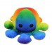 Купити М'яка іграшка восьминіг двосторонній rainbow