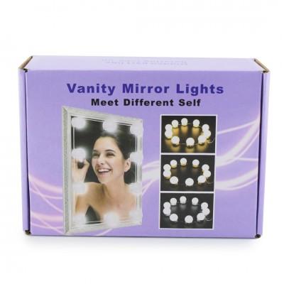 Придбати LED лампочки 10 шт для гримерного дзеркала 3 режими VANITY MIRROR LIGHTS