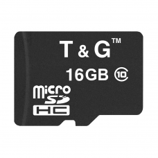 Карта пам'яті microSDHC 16GB class 10 T&G (без адаптера)