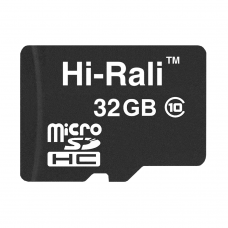 Карта пам'яті microSDHC 32GB class 10 Hi-Rali (без адаптера)