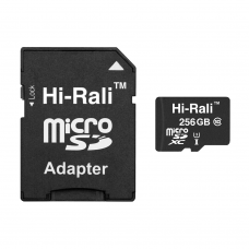 Карта пам'яти microSDXC (UHS-3) HI-RALI 256GB class 10 (з адаптером)