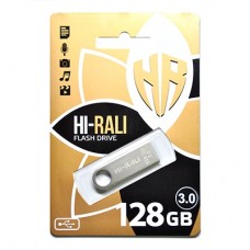 Накопичувач 3.0 USB 128GB Hi-Rali Shuttle серiя срібло