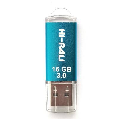 Придбати Накопичувач 3.0 USB 16GB Hi-Rali Rocket серія синій