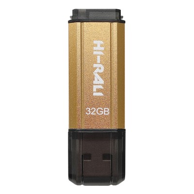 Купити Накопичувач USB 32GB Hi-Rali Stark серія золото