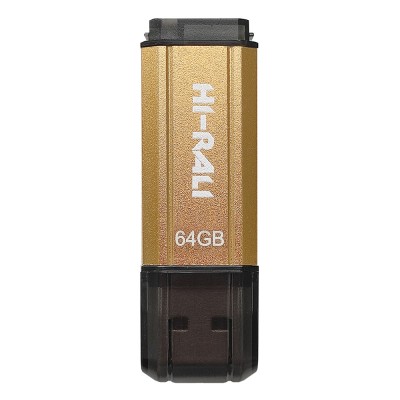 Купити Накопичувач USB 64GB Hi-Rali Stark серія золото