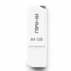 Накопичувач USB 64GB Hi-Rali Taga серiя білий