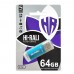 Накопичувач USB 64GB Hi-Rali Rocket серiя синій