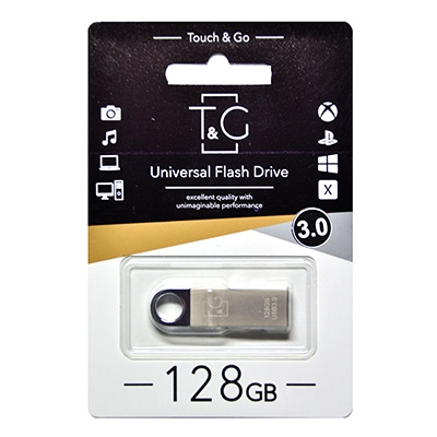 Накопичувач 3.0 USB 128GB T&G металева серія 026