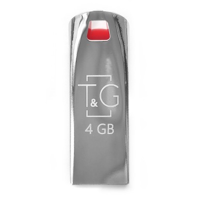 Накопичувач USB 4GB T&G Stylish хром series 115