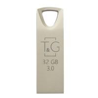 Накопичувач 3.0 USB 32GB T&G металева серія 117 срібло