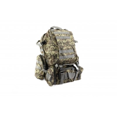 Тактический рюкзак с подсумками B08 Pixel 55L