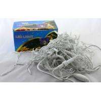 Xmas гірлянда LED 120 3.3Line Short curtain(Бульбашки/Бахрома)WW-1 Теп.білий 5 Метрів Вул.+соед.Бел пр