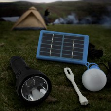 Фонарик ручной BL YW-038 hand torch +bulb+solar