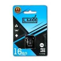 Карта пам'яті microSDHC (UHS-1) 16GB class 10 LMM (з адаптером)