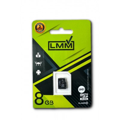 Карта пам'яті microSDHC (UHS-1) 8GB class 10 LMM (без адаптера)