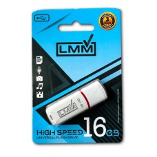 Накопичувач USB 16GB LMM Classic серія 011 білий