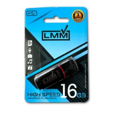 Накопичувач USB 16GB LMM Classic серія 011 чорний