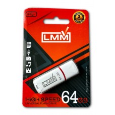 Накопичувач USB 64GB LMM Classic серія 011 білий