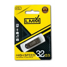Накопичувач USB 32GB LMM Fit металева серiя срібло