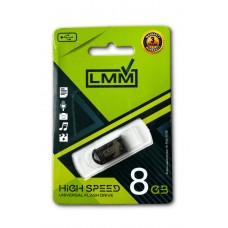 Накопичувач USB 8GB LMM Mini Fit металева серiя