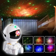 Лазерный ночник-проектор звездного неба "Астронавт" с пультом mini