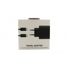 Адаптер USB с кабелем USB-TYPE C 45W Black Edition