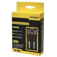 Універсальний зарядний пристрій LiitoKala Lii-202 для 18650, AA, AAA Li-Ion