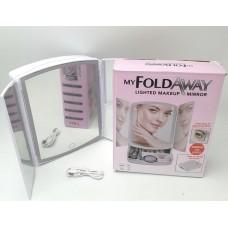 Настольное зеркало с подсветкой Led Mirror my fold away