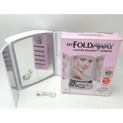 Настольное зеркало с подсветкой Led Mirror my fold away (9510) от  – лучшая цена, доставка по Украине