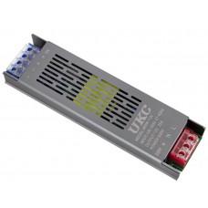 Импульсный блок питания 12V 25A METAL Long для светодиодной ленты, с пассивным охлаждением для LED л