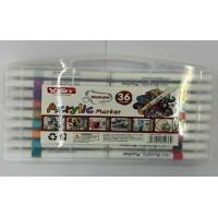 Набір акрилових маркерів 36 штук у кейсі Y04