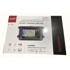 Автомагнитола 2Din CP605 на Android Ram 1G-32G Volkswagen Golf5 Polo Passat B6 Touran Tiguan Jettа