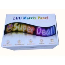 Гибкий LED экран, цветной, Matrix Panel (APP, wifi, 19см.*130см.)