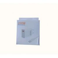 Адаптер USB с кабелем USB-Type-C, 200W USB/PD