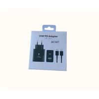 Адаптер 35W USB и Type-C выходы + кабель, PD