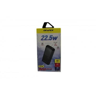 Внешний аккумулятор Power Bank AWEI P13K 22,5W 20000mah (9610) от AWEI – лучшая цена, доставка по Украине