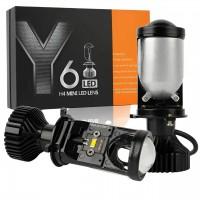 Комплект LED ламп  с линзой H4