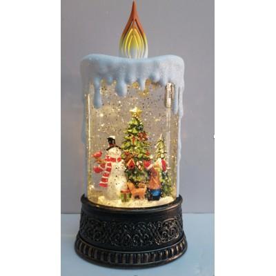 XMAS Новогодний ночник Свеча со снеговиком WDL-23016B (10087) от  – лучшая цена, доставка по Украине