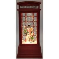 XMAS Новогодний ночник телефонная будка WDL-2102B