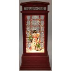 XMAS Новогодний ночник телефонная будка WDL-2102B