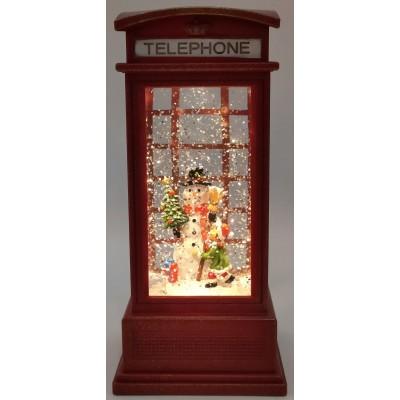 XMAS Новогодний ночник телефонная будка WDL-2102B (10082) от  – лучшая цена, доставка по Украине
